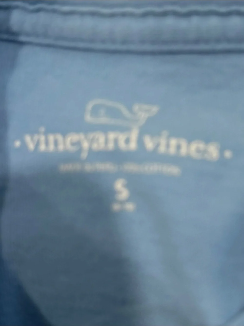 Vineyard Vines Kids Sky Blue Long-Sleeve Pocket Tee with Whale Graphic